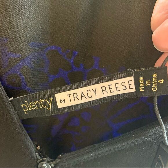 Plenty Tracy Reese Medallion Contrast Frock Dress Size 4 New - Picture 9 of 12